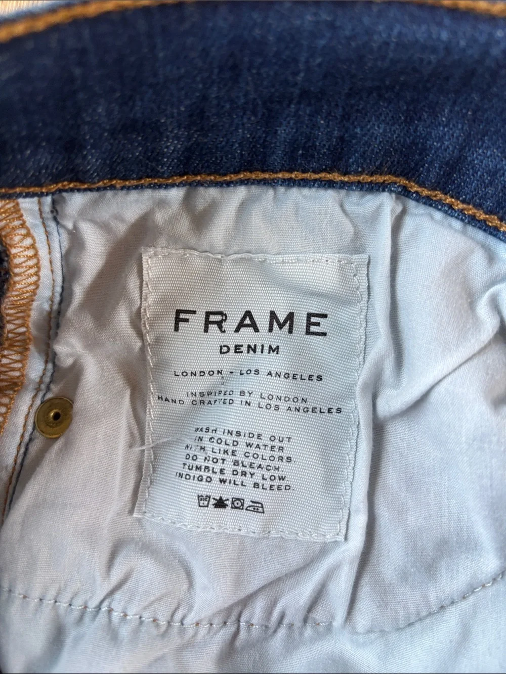 Frame Denim Le Garçon Straight Leg Jeans Size 28